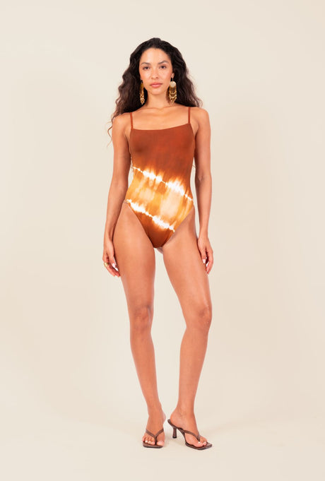 Canoa Square-neck Swimsuit