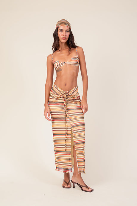 Stripes Wavy Bikini Set