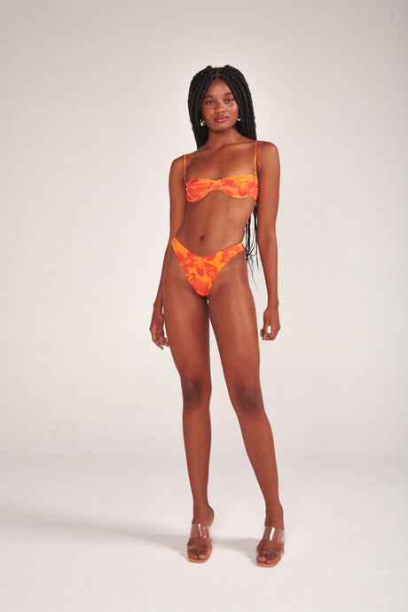 Jami Orange Paradise Bikini Set