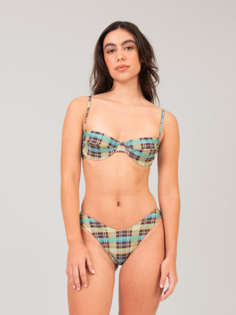 Jami Check Bikini Set