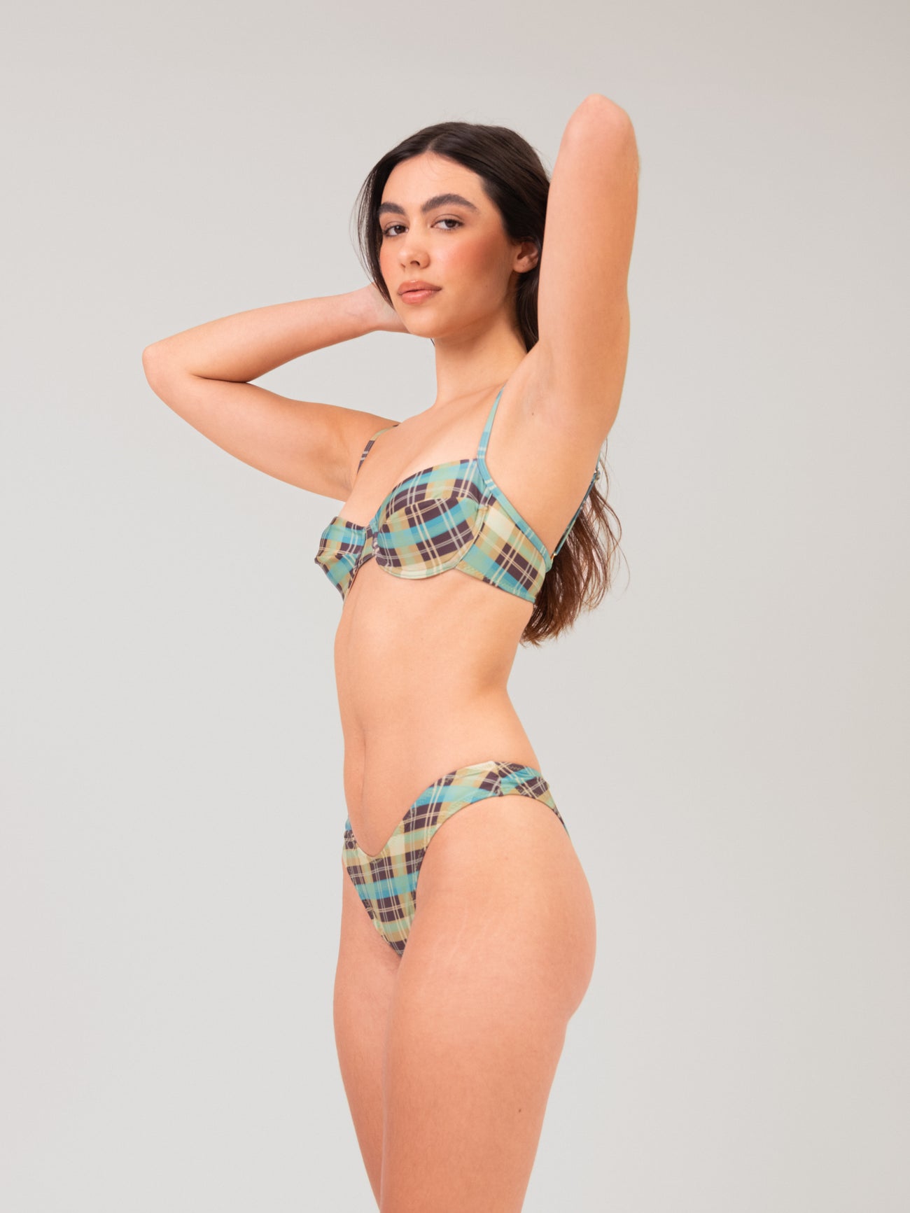 Jami Check Bikini Set